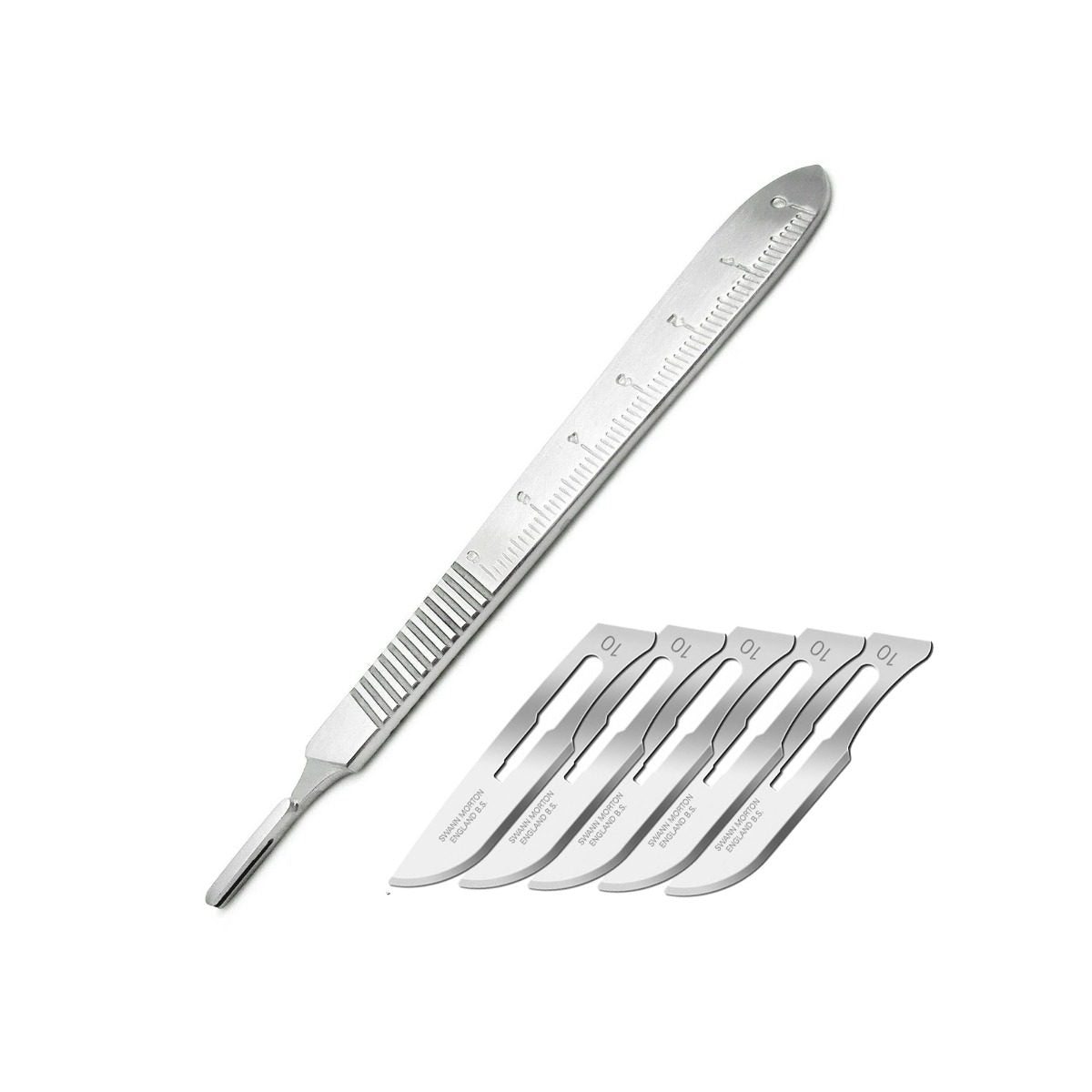 Reusable Scalpel Handle No. 3 & Swann Morton No.10 Non Sterile Blades Swann Morton