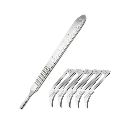 Reusable Scalpel Handle No. 3 & Swann Morton No.12 Non Sterile Blades Swann Morton