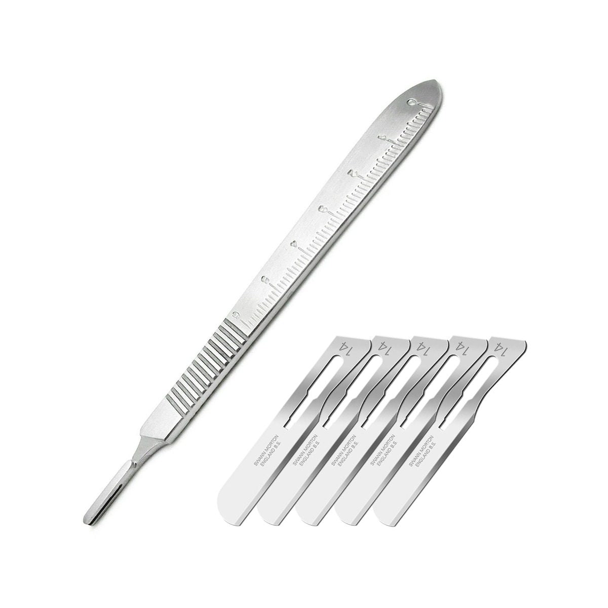 Reusable Scalpel Handle No. 3 & Swann Morton No.14 Non Sterile Blades Swann Morton