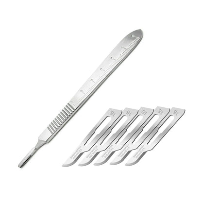 Reusable Scalpel Handle No. 3 & Swann Morton No.15 Non Sterile Blades Swann Morton