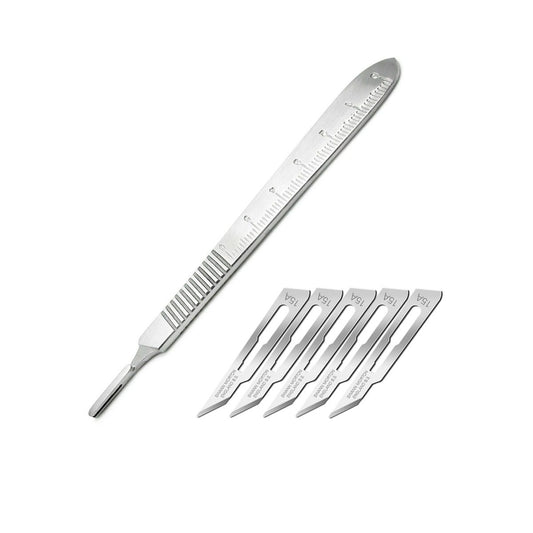 Reusable Scalpel Handle No. 3 & Swann Morton No.15a Non Sterile Blades Swann Morton