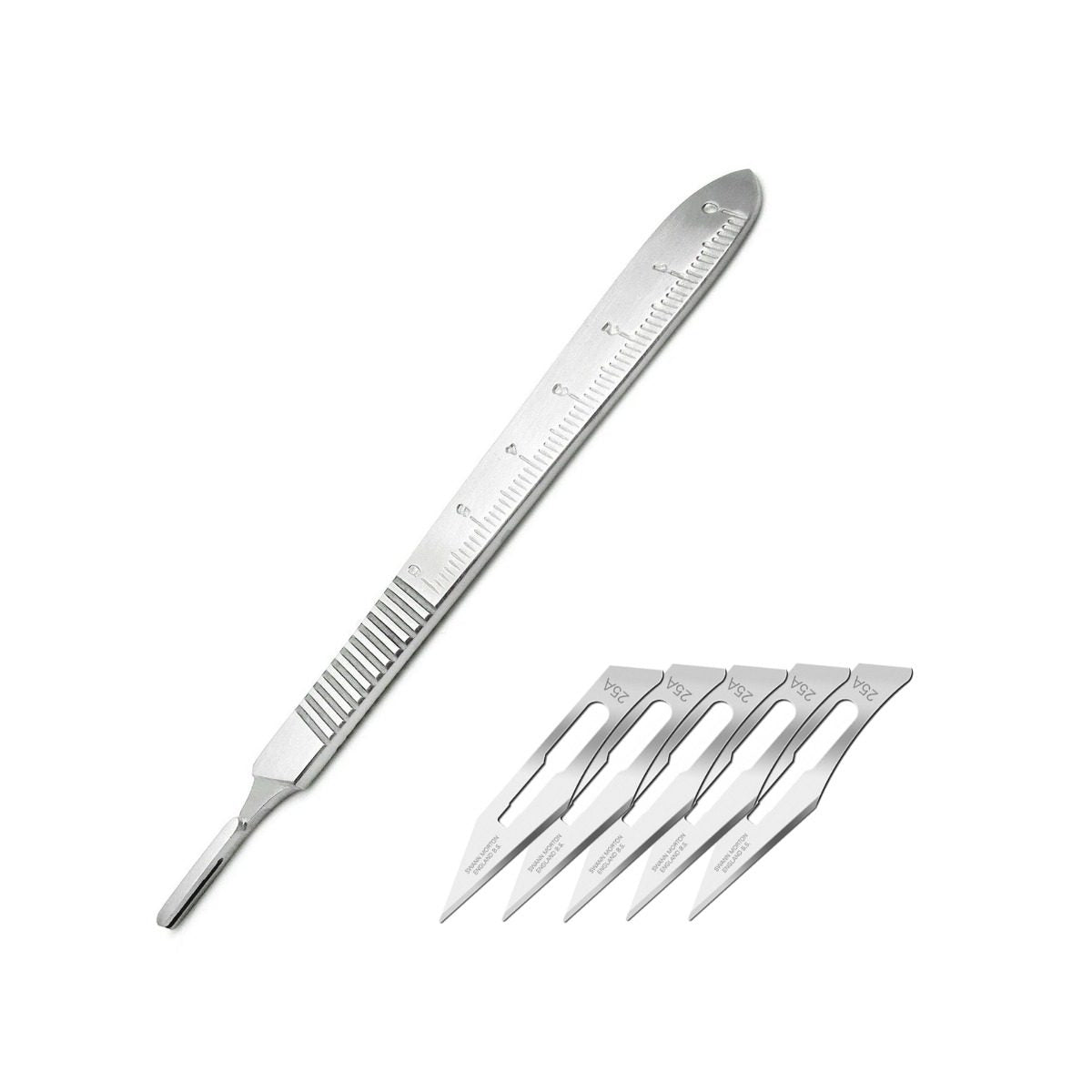 Reusable Scalpel Handle No. 3 & Swann Morton No.25a Non Sterile Blades Swann Morton