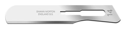 Reusable Scalpel Handle No. 3 & Swann Morton No.14 Non Sterile Blades Swann Morton