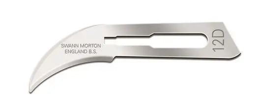 Swann Morton No 12D Sterile Stainless Steel Blades Swann Morton