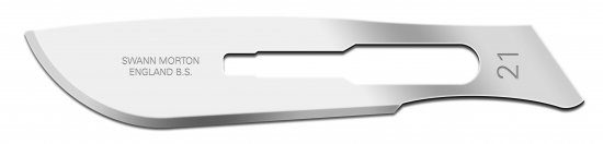 Reusable Scalpel Handle No. 3 & Swann Morton No.21 Non Sterile Blades Swann Morton