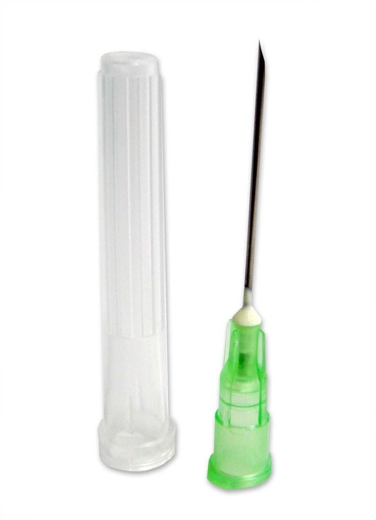 Terumo Hypodermic Needle 21G x 5/8" (0.8 x 16 mm) Green (Pack of 100) Terumo