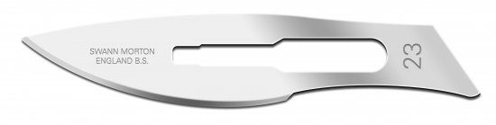 Reusable Scalpel Handle No. 3 & Swann Morton No.23 Non Sterile Blades Swann Morton