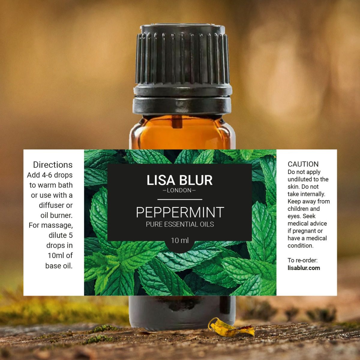 PEPPERMINT - ESSENTIAL OIL- By Lisa Blur Nadia Perfume