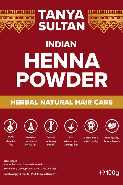 Tanya Sultan's Indian Henna Powder: A Fusion of Beauty for Your Skin and Hair Tanya Sultan